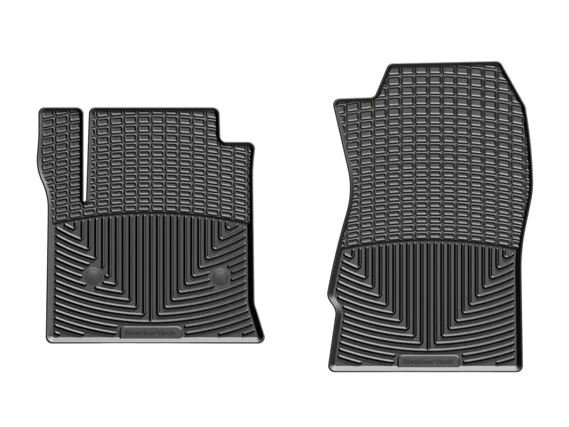 Weathertech 14+ Chevrolet Silverado Front Rubber Mats - Black 1
