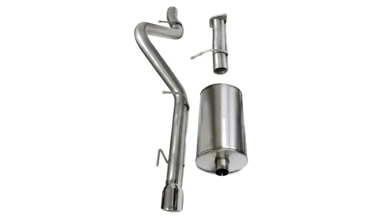 Corsa 2006-2008 Chevrolet Trailblazer Ss 6.0L V8 Polished Sport Cat-Back Exhaust 1