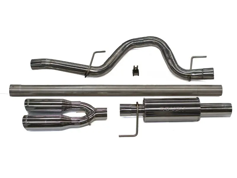 Roush 2011-2014 Ford F-150 3.5L/5.0L/6.2L Enhanced Sound Rear Exit Cat-Back Exhaust Kit 1