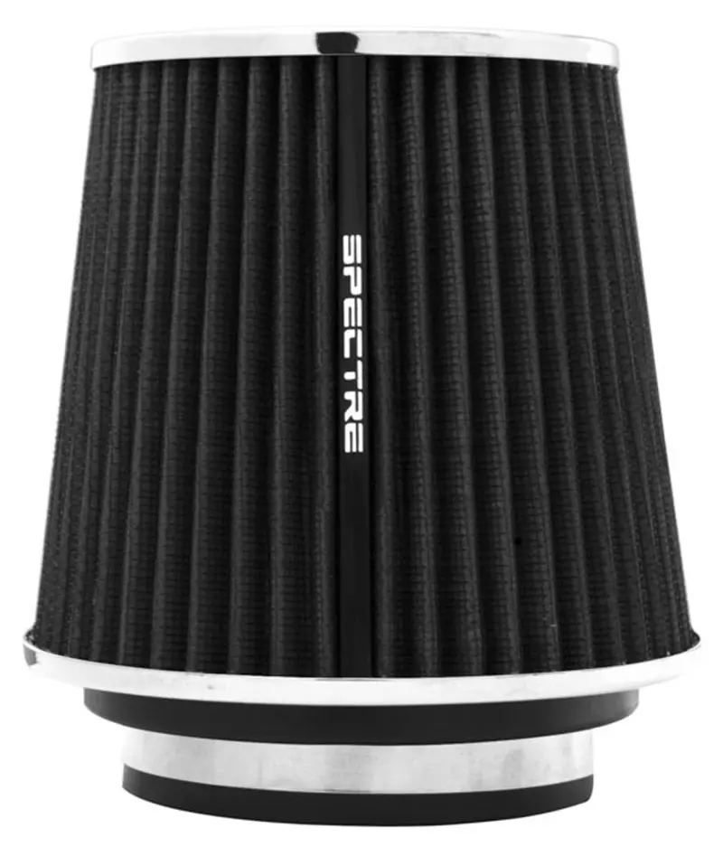 Spectre Adjustable Conical Air Filter 5-1/2In. Tall (Fits 3In. / 3-1/2In. / 4In. Tubes) - Black 1