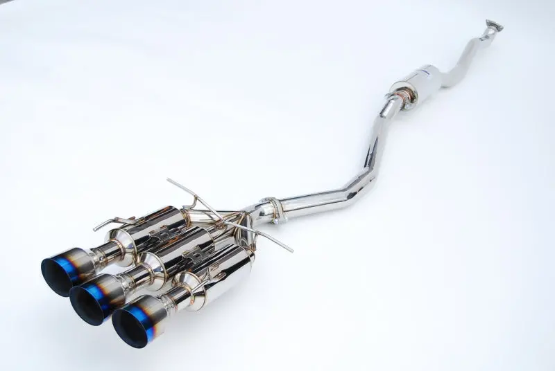Invidia 17+ Honda Civic Si Sedan Gemini Triple Titanium Tip Cat-Back Exhaust 1