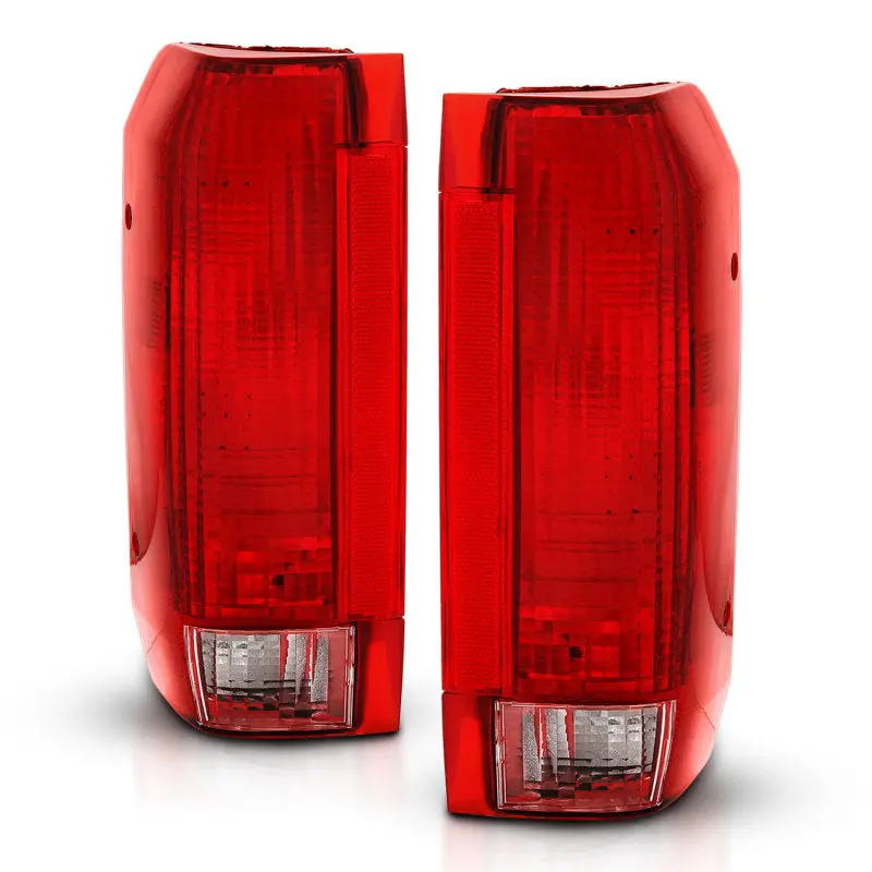 Anzo 1992-1996 Ford Bronco Taillight Red/Clear Lens (Oe Replacement) 1