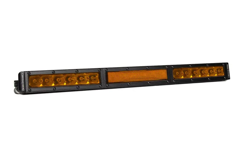 Diode Dynamics 18 In Led Light Bar Single Row Straight - Amber Combo Each Stage Series 1