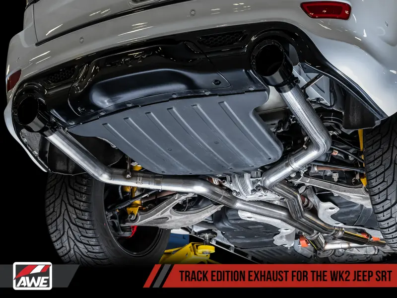 Awe Tuning 2020 Jeep Grand Cherokee Srt Track Edition Exhaust - Diamond Black Tips 1