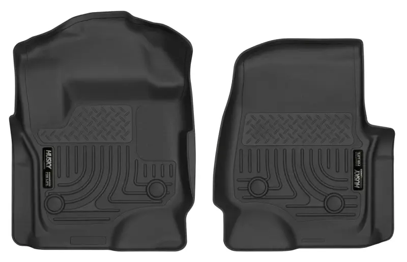 Husky Liners 2017 Ford F250 Crew Cab Vinyl X-Act Contour Black Floor Liners 1