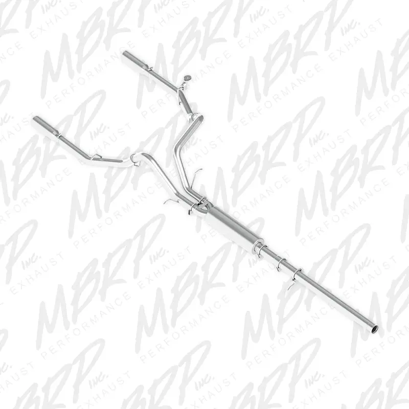 Mbrp 14 Chevy/Gmc 1500 Silverado/Sierra 4.3L V6/5.3L V8 Dual Split Rear Alum 3In Cat Back Exhaust 1