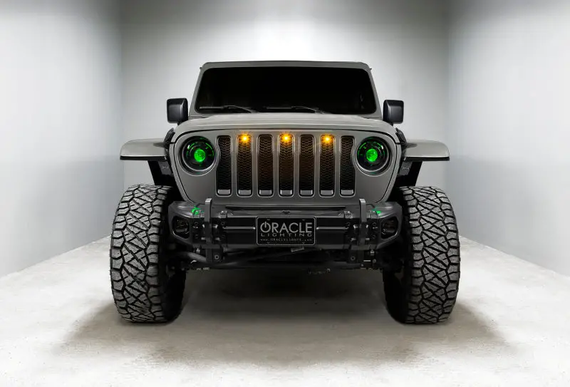 Oracle Oculus Bi-Led Projector Headlights For Jeep Jl/Gladiator Jt - Colorshift W/ Simple Controller 2