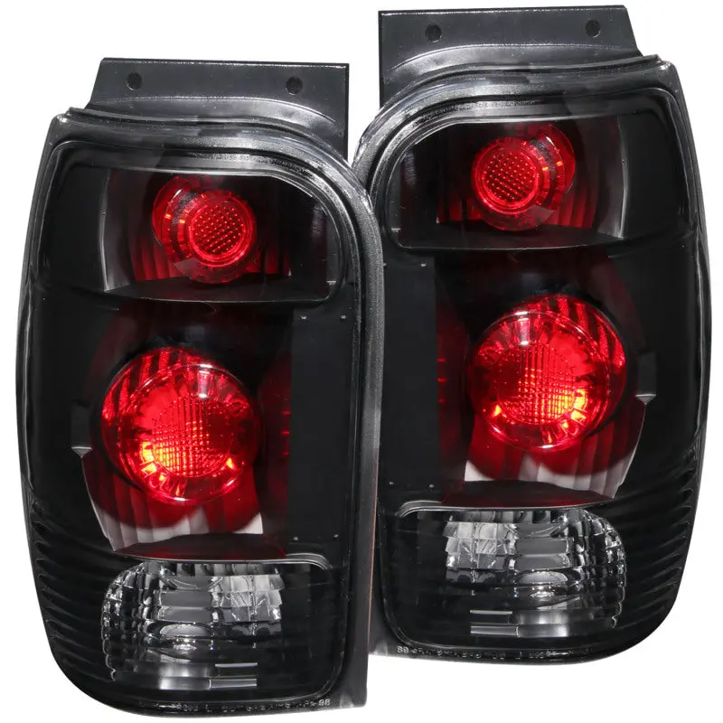 Anzo 1998-2001 Ford Explorer Taillights Black 1