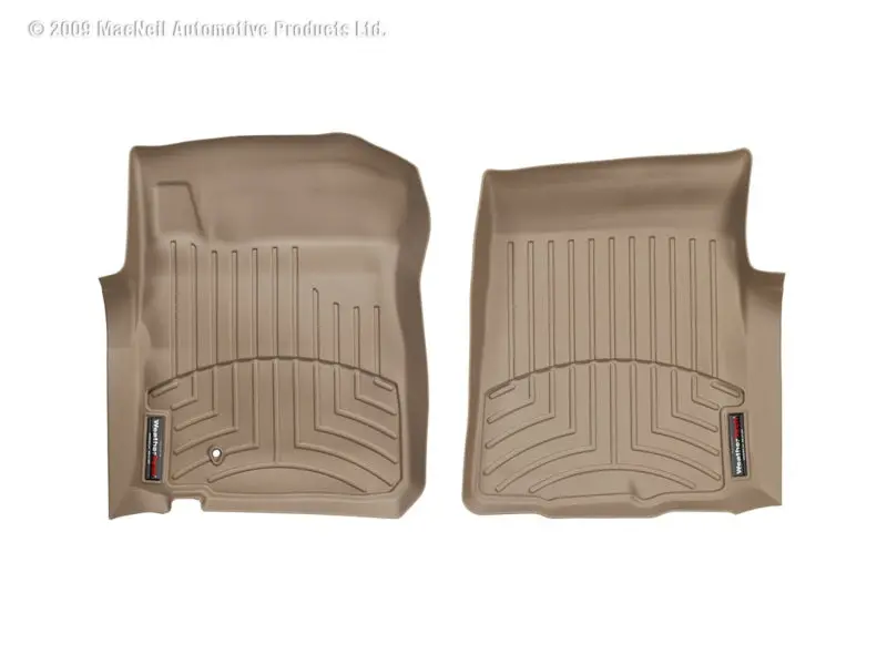 Weathertech 97-02 Ford F150 Super Cab Front Floorliner - Tan 1