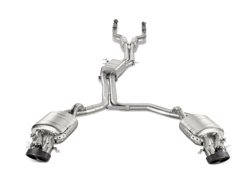 Akrapovic 14-17 Audi Rs7 Sportback (C7) Evolution Line Cat Back (Titanium) W/ Carbon Tips 1