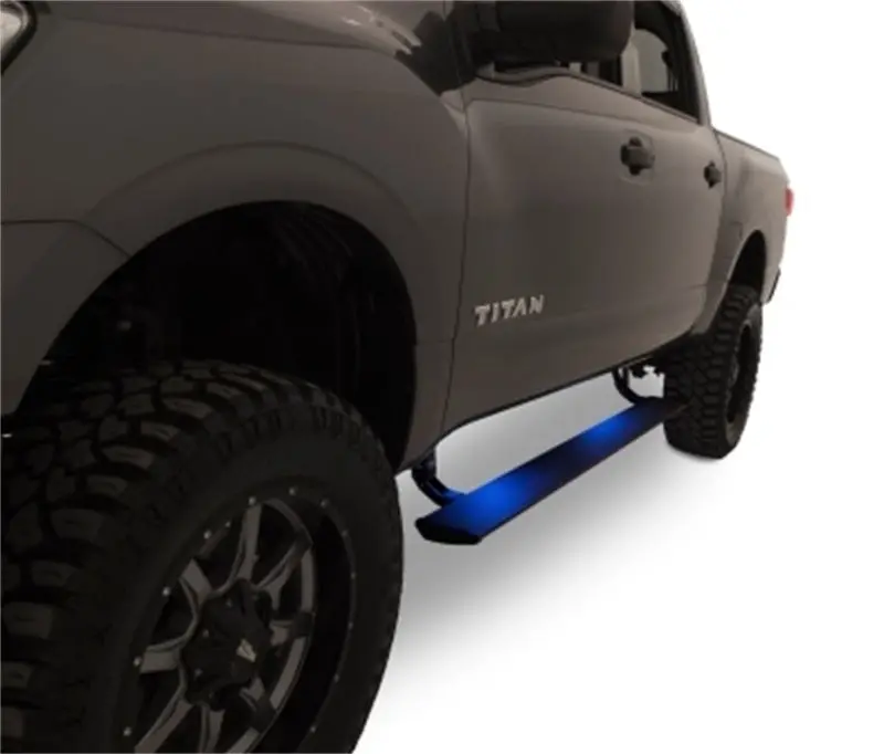 Amp Research 16-19 Nissan Titan All Cabs Powerstep - Black - Amp75120-01A 1