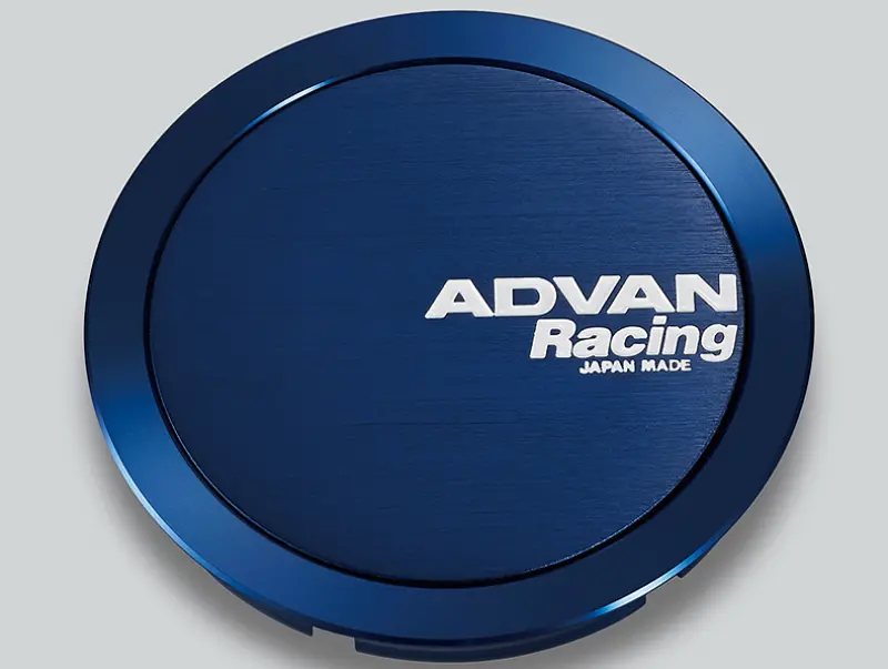 Advan 73Mm Full Flat Centercap - Blue Anodized 1