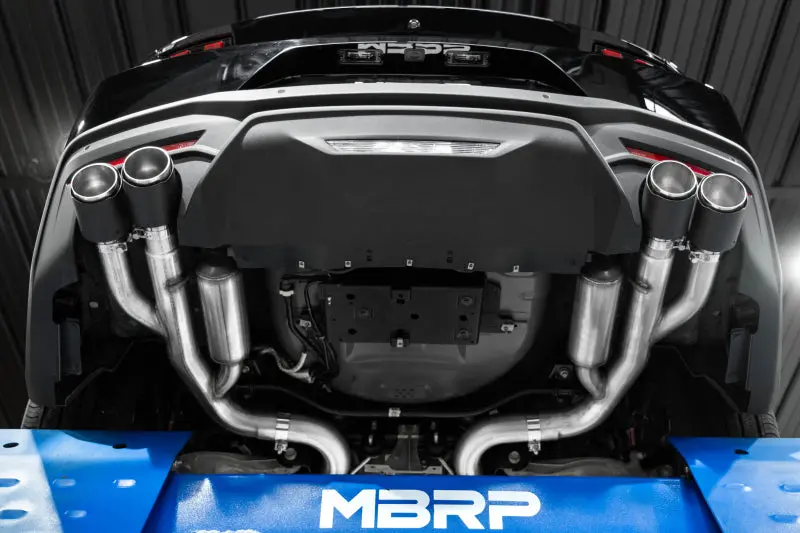 Mbrp 2018+ Ford Mustang Gt 5.0L Aluminized 3In Street To Race Conversion Kit 2