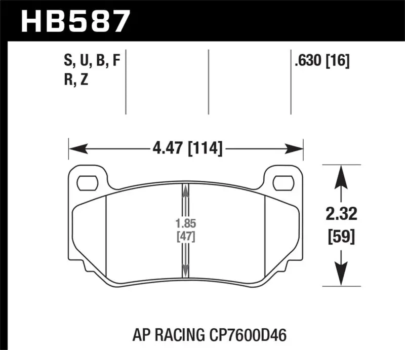 Hawk 2002-2004 Audi A6 (Front Rotors 320Mm) Hps 5.0 Rear Brake Pads 1