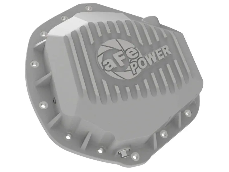 Afe Street Series Rear Differential Cover Raw W/ Machined Fins 01-18 Gm Diesel Trucks V8-6.6L (Td) 2