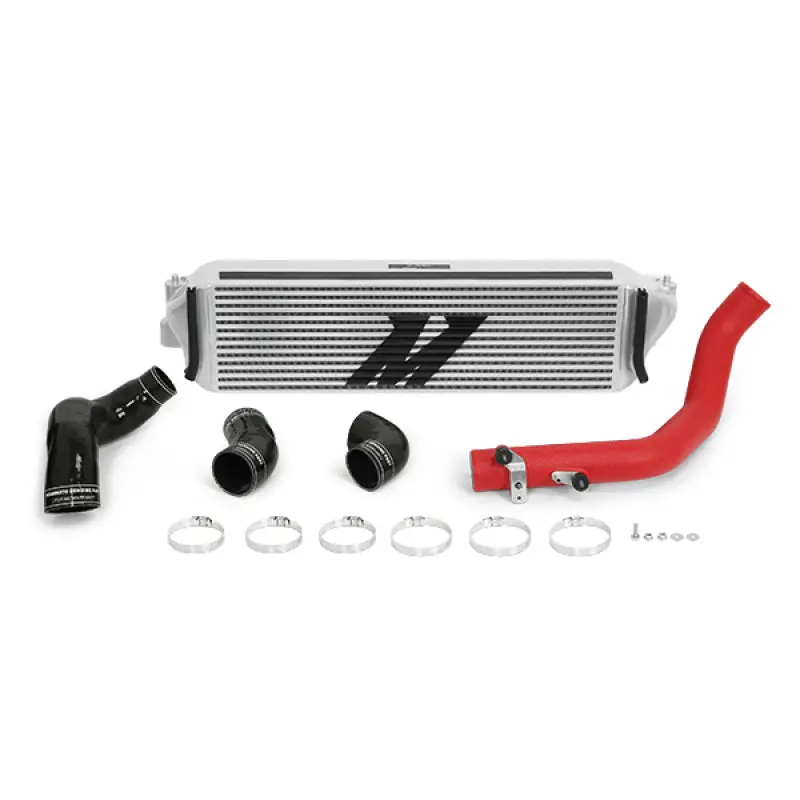Mishimoto 2017+ Honda Civic Type R Intercooler Kit - Silver Intercooler Red Piping 1