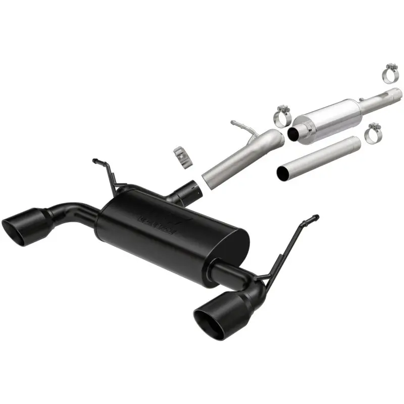 Magnaflow 2018+ Jeep Wrangler 3.6L 409 Ss Dual Split Rear Exit Black Tips Cat-Back Exhaust 1