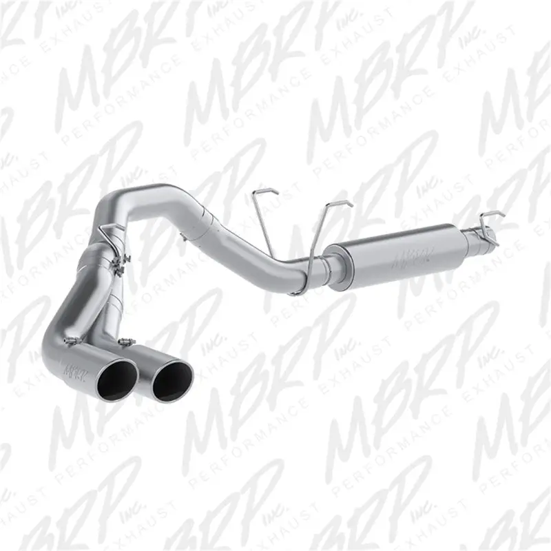 Mbrp 14-16 Ram 2500/3500 6.4L 4In Al Single Side Dual Outlet Cat Back Exhaust 1