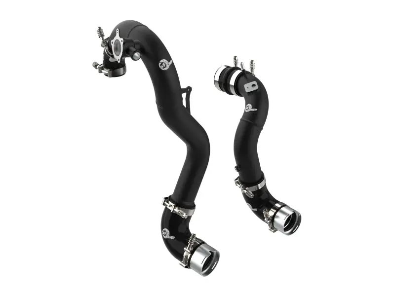 Afe 21-22 Ford Bronco L4-2.3L (T) Bladerunner Alum Hot/Cold Charge Pipe Kit - Black 1