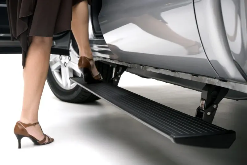 Amp Research 2007-2021 Toyota Tundra Double Cab/Crewmax Powerstep - Black 1