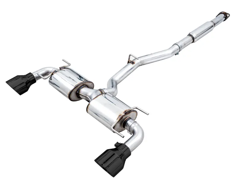 Awe Subaru Brz/ Toyota Gr86/ Toyota 86 Touring Edition Cat-Back Exhaust- Diamond Black Tips 1