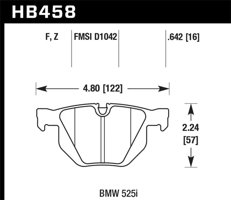 Hawk 04-06 Bmw 525I / 06-07 Bmw 525Xi/530Xi / 08-10 528I / 04-07 530I / 08-09 535Xi / 09-10 535I  Hp 1
