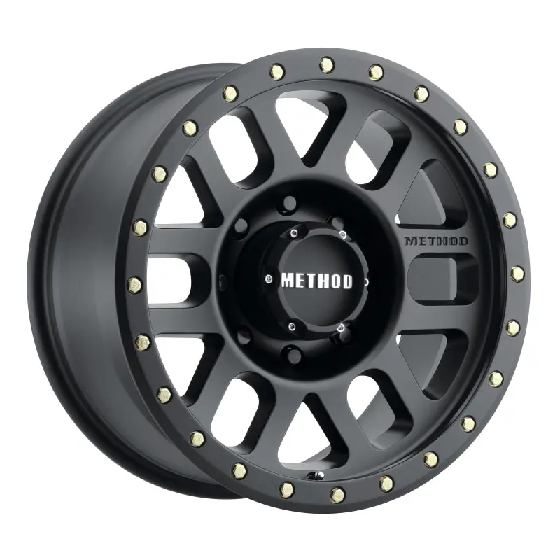 Method Mr309 Grid 17X8.5 0Mm Offset 8X180 130.81Mm Cb Matte Black Wheel 1