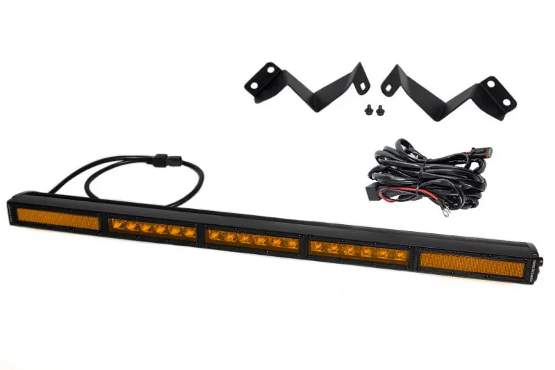 Diode Dynamics 16-21 Toyota Tacoma Ss30 Stealth Lightbar Kit - Amber Combo 1