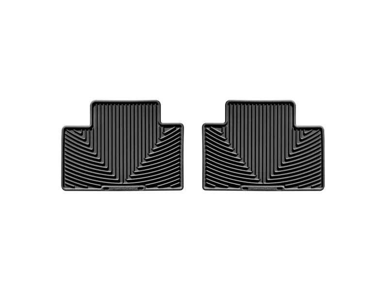Weathertech 05-13 Toyota Tacoma Crew Cab Rear Rubber Mats - Black 1