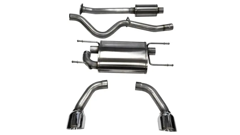 Corsa 12-14 Scion Frs / Subaru Brz Polished Sport Cat-Back Exhaust 1