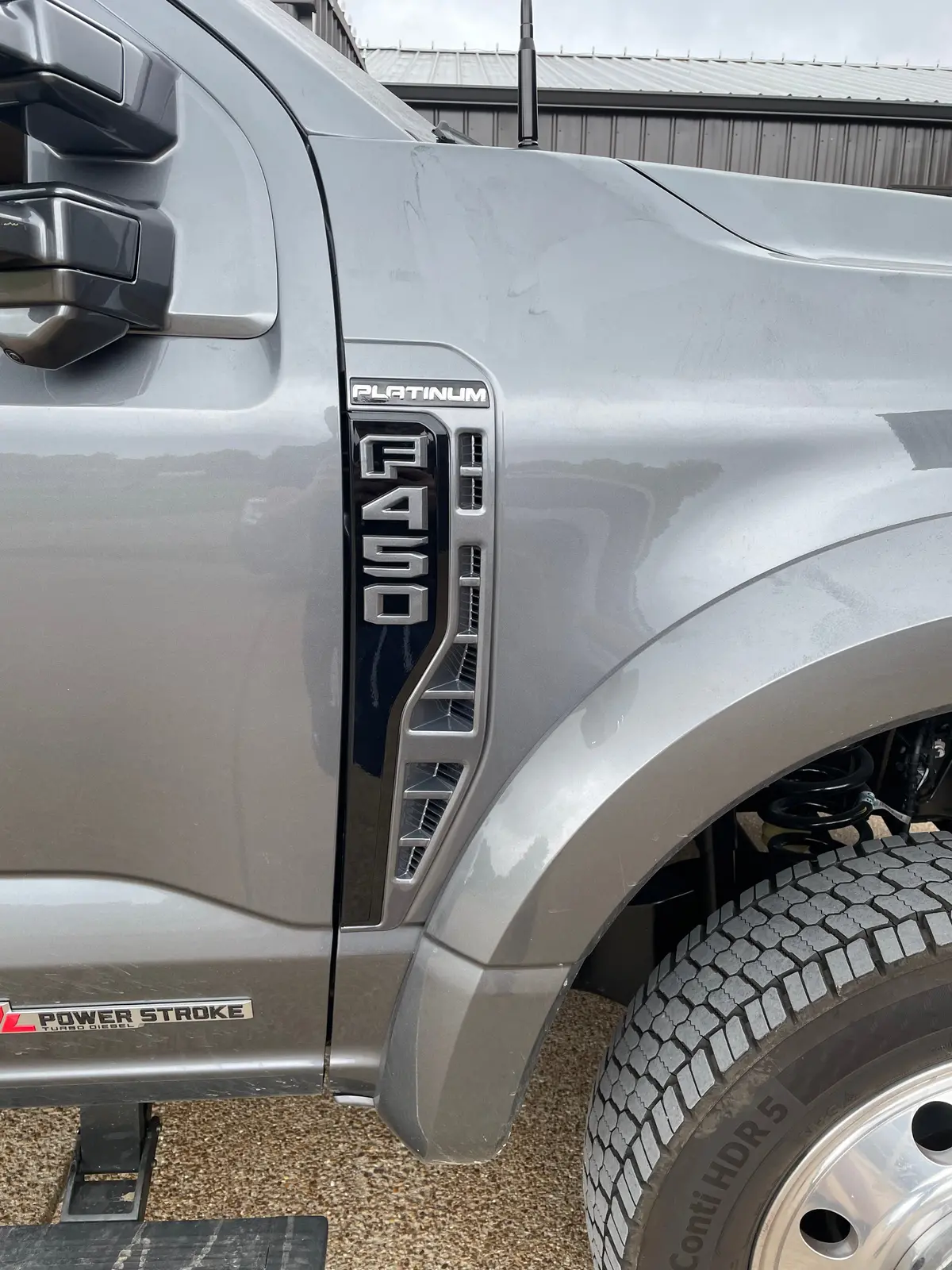 2023+ Ford Superduty Fender Emblems Colormatched 1
