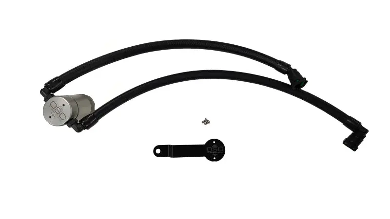 J&L 19-25 Ram 1500 3.6L Oil Separator 3.0 Pcv Side -Clear Anodized 1