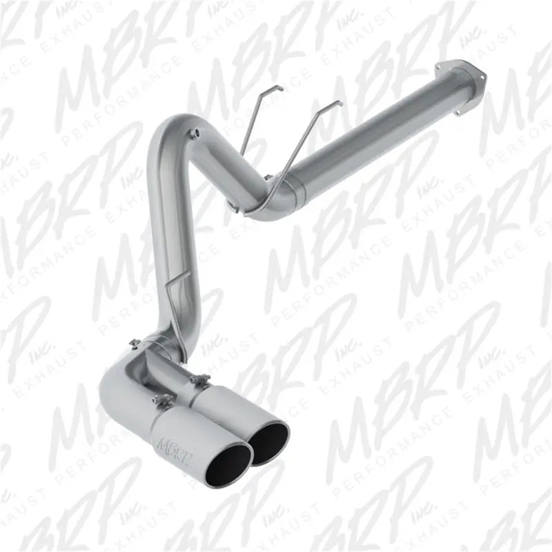 Mbrp 17-19 Ford F-250/350/450 6.7L 4In Filter Back Single Side Dual Exit T409 Exhaust System 2