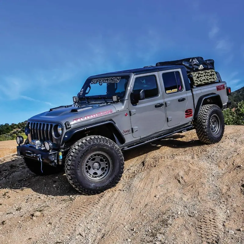 Westin 20-23 Jeep Gladiator Rock Slider - Textured Black 2