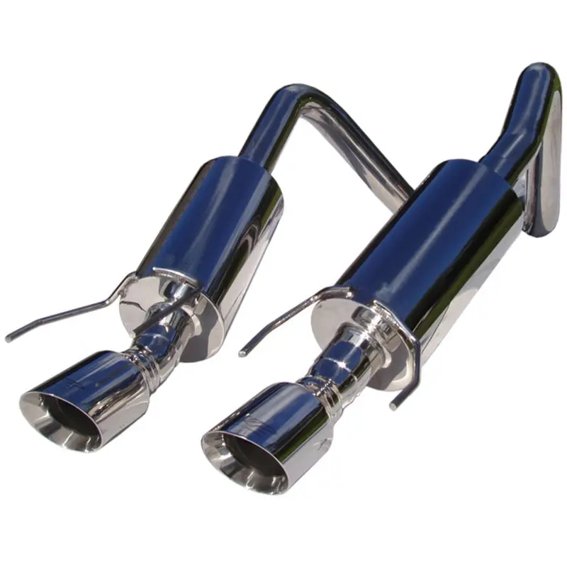 Mbrp 2005-2008 Chev Corvette Dual Muffler Axle Back 4 Round Dual Wall Tips 1