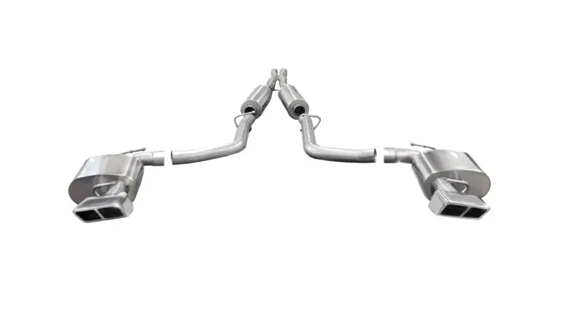 Corsa 11-13 Dodge Challenger Srt-8 6.4L V8 Auto Polished Xtreme Cat-Back Exhaust 1