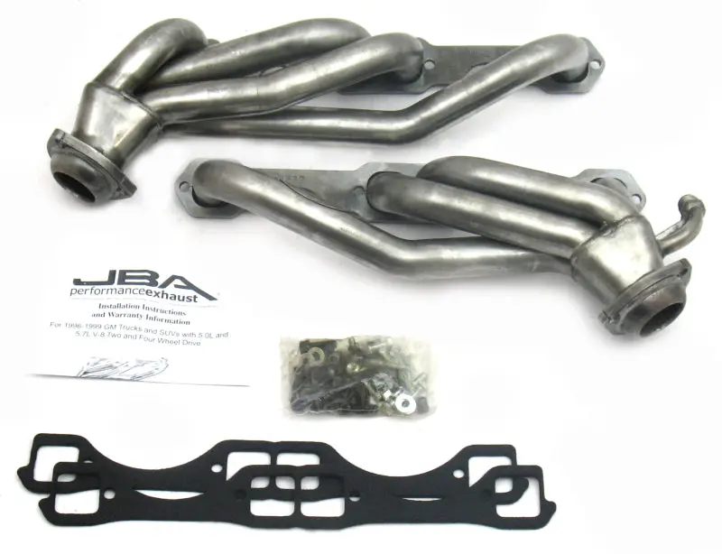 Jba 96-00 Gm Truck 5.0L/5.7L Sbc W/O A.I.R. 1-1/2In Primary Raw 409Ss Cat4ward Header 1