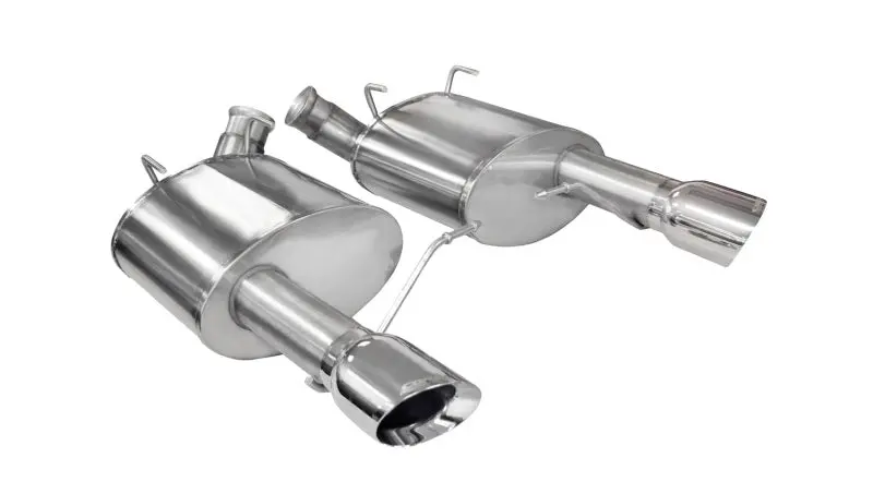 Corsa 11-14 Ford Mustang Gt/Boss 302 5.0L V8 Polished Sport Axle-Back Exhaust 1