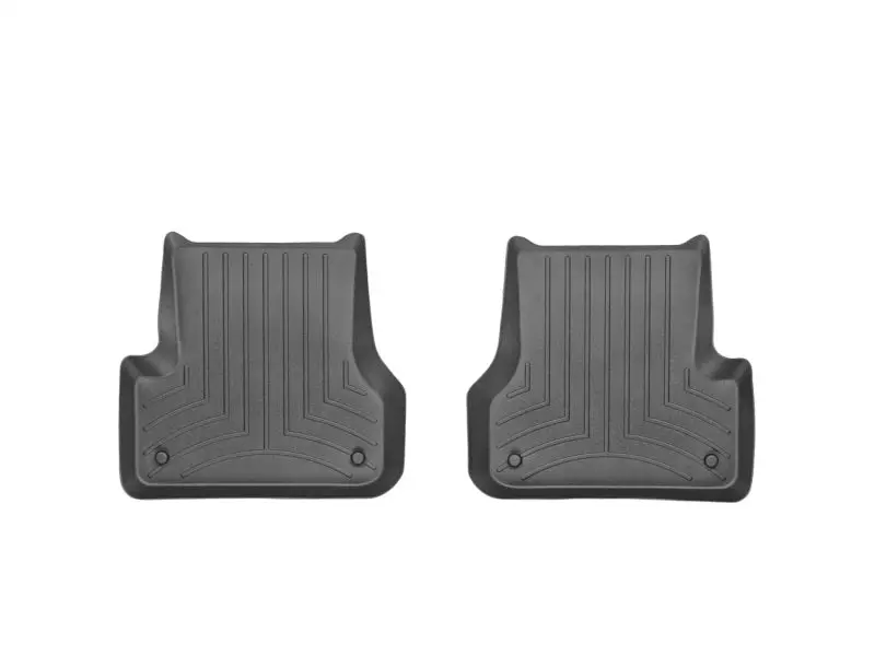 Weathertech 12+ Audi A6 Rear Floorliner - Black 1