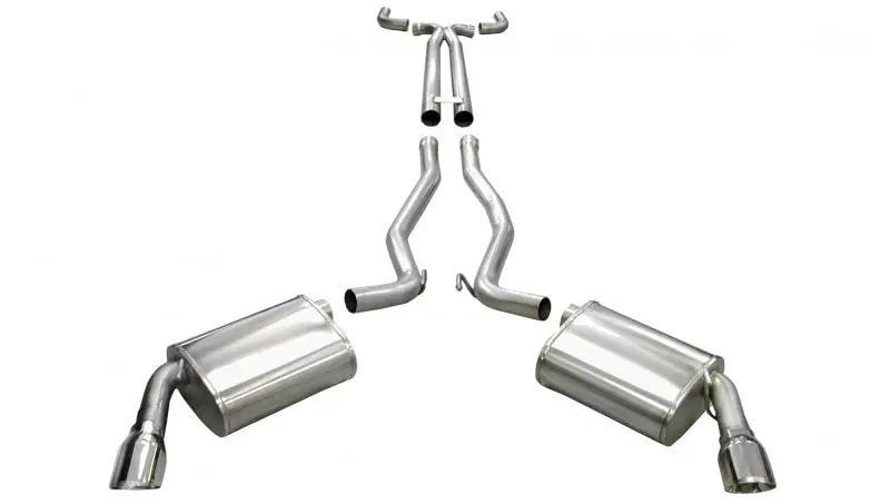 Corsa 10-14 Chevrolet Camaro Convertible Ss 6.2L V8 Manual Polished Sport Cat-Back + Xo Exhaust 1