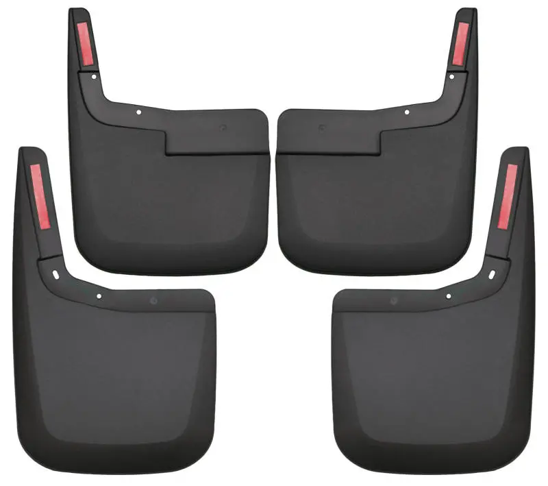 Husky Liners 2015-2017 Ford F-150 W/O Fender Flares Front And Rear Mud Guards - Black 1
