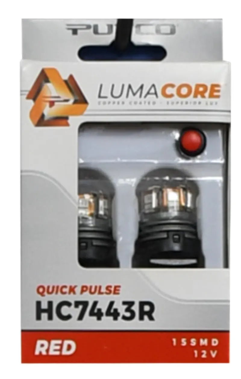 Putco Lumacore 7443 Red - Pair (X3 Strobe W/ Bright Stop) 1
