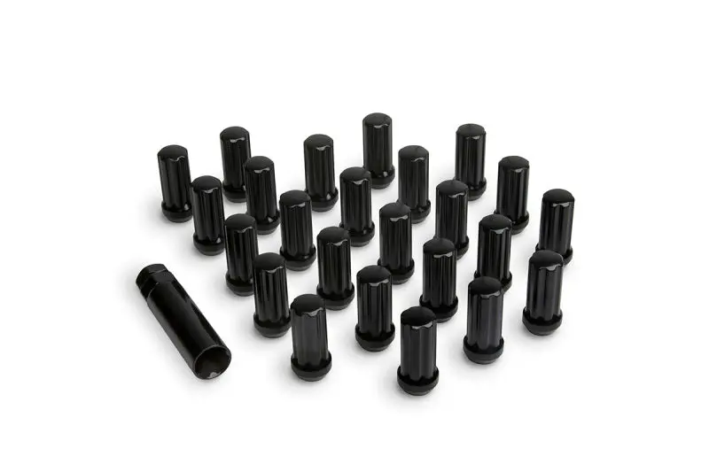 Icon Alloys Lug Nut Kit Black - 14X1.5 - 24 Lug Nuts W/ Key 1