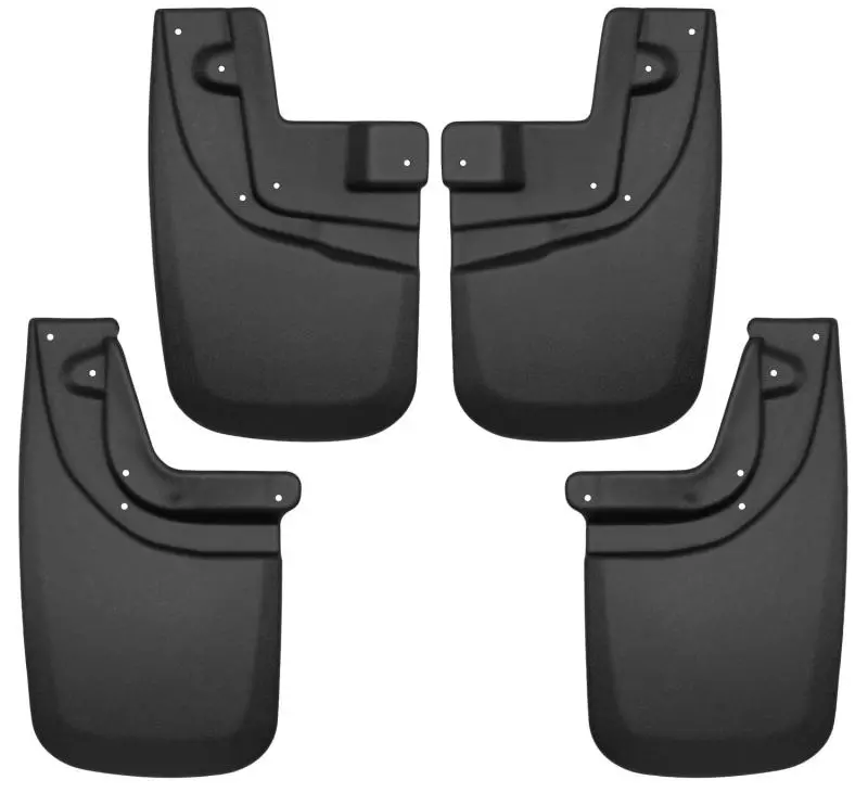 Husky Liners 05-15 Toyota Tacoma W/ Oem Fender Flares Front And Rear Mud Guards - Black 1