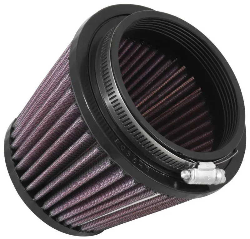 K&N Filter Universal Rubber Filter 3 1/2 Inch Flange 5 Inch Base 3 1/2 Inch Top 4 Inch Height 1