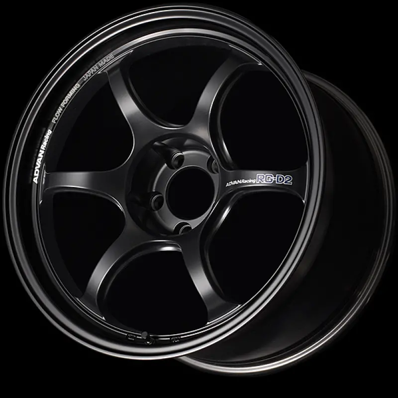 Advan Rg-D2 17X8.5 -10Mm 6-139.7 Semi Gloss Black Wheel 1
