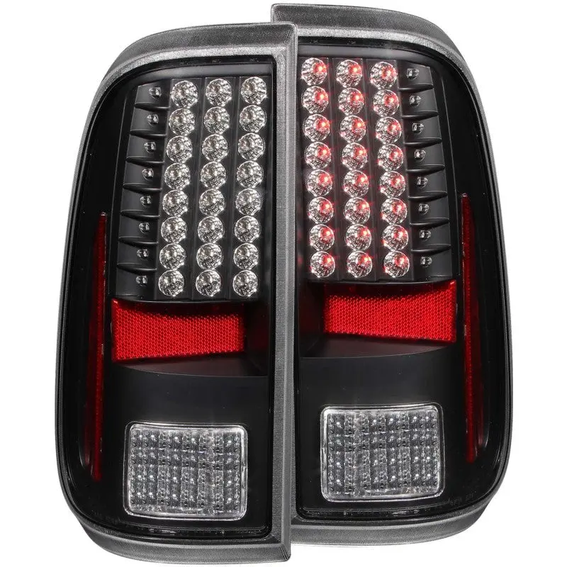 Anzo 2008-2015 Ford F-250 Led Taillights Black 1