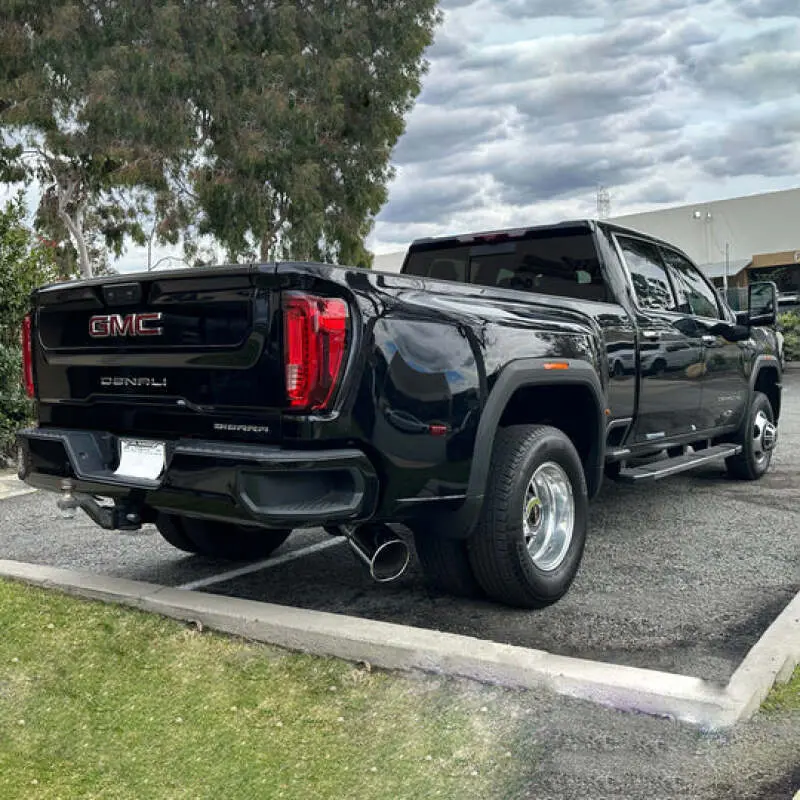 Banks Power 20-23 Chevy/Gmc Duramax Drw Crew Cab 5.0In Monster Exhaust W/ S/S Chrome Tip 2