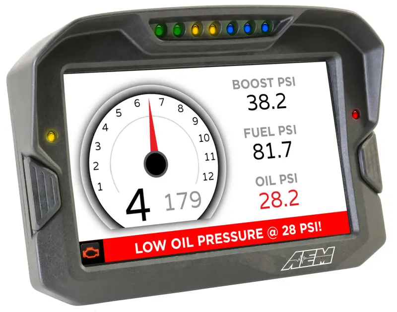 Aem Cd-7 Logging Race Dash Carbon Fiber Digital Display (Can Input Only) 2