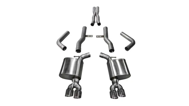 Corsa 17-19 Dodge Challenger 5.7L V8 Xtreme Cat-Back Dual Rear Exit W/3.5In Polished Tips 1